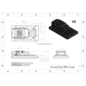 PowerTune Digital Dash V5 (optional GPS)